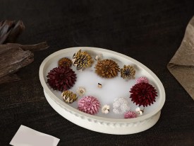 Molde silicona bandeja oval chica rayada